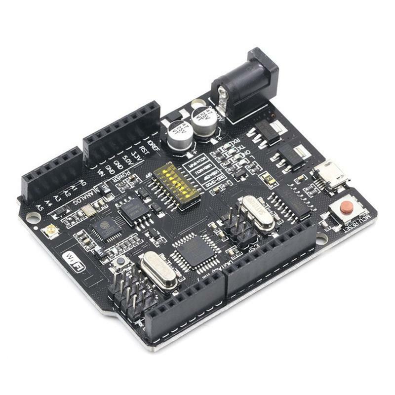 Wemosesp8266 UNO+WiFi R3 ATmega328P+ ESP8266 (32Mb ) USB-TTL CH340G for -Arduino