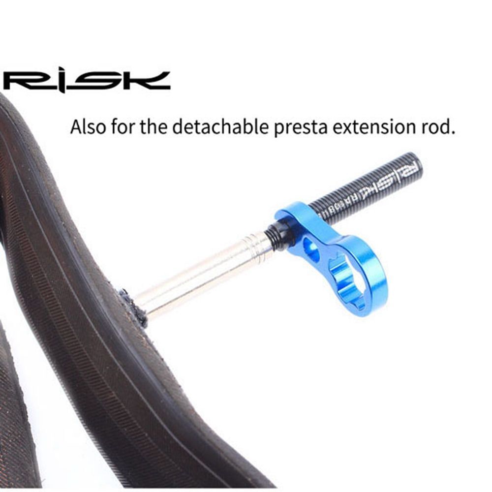 Tubeless with Install Wrench Presta Valve Nut Tire Valve Cap Tires Nozzle Lock