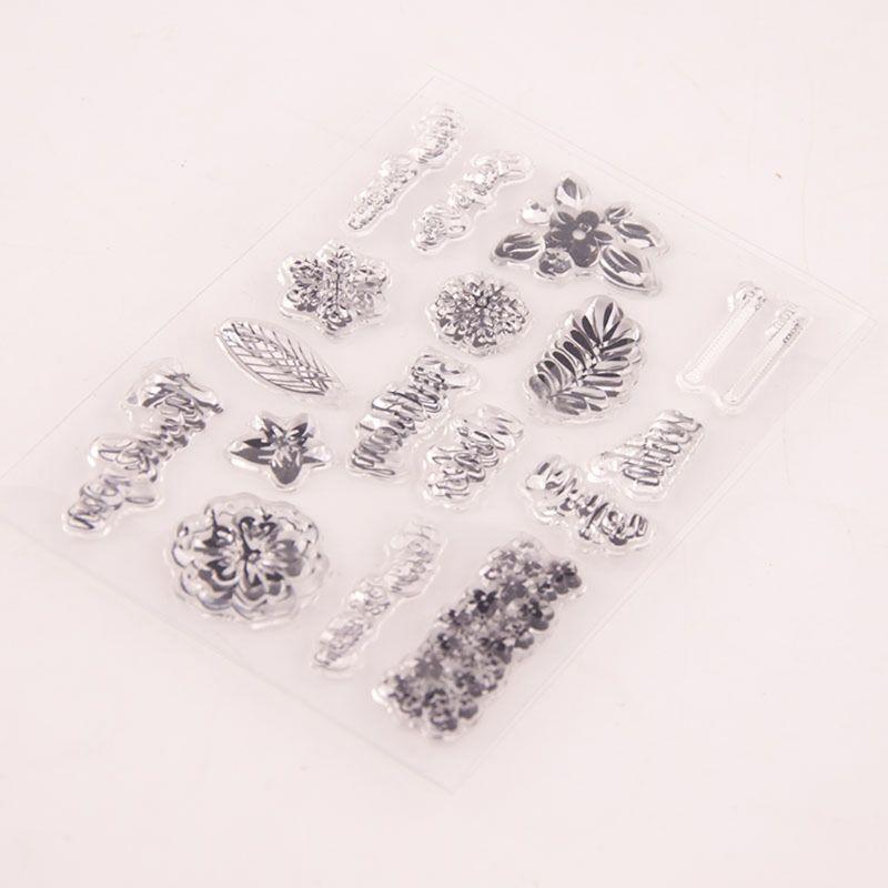 Birthday Wishes Silicone Clear Seal Stamp DIY Scrapbooking Embossing Photo Album