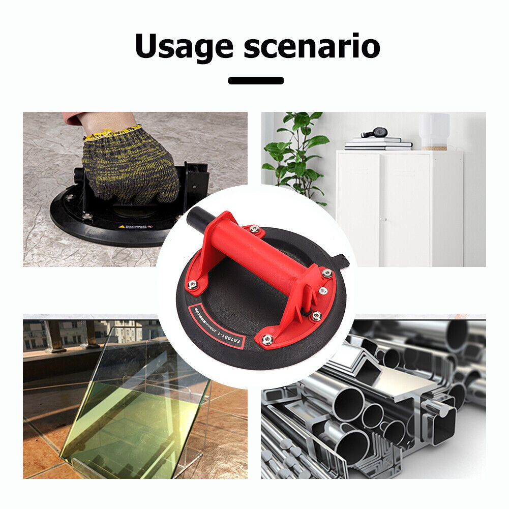 Heavy Duty 8 inch 20kg Vacuum Suction Cup Granite Tile Glass Manual Lifter