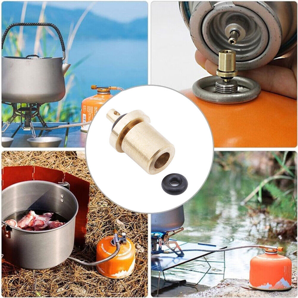 Outdoor Camping Portable Stove Refill Adaptor Gas Cylinder Tank Fill Valve