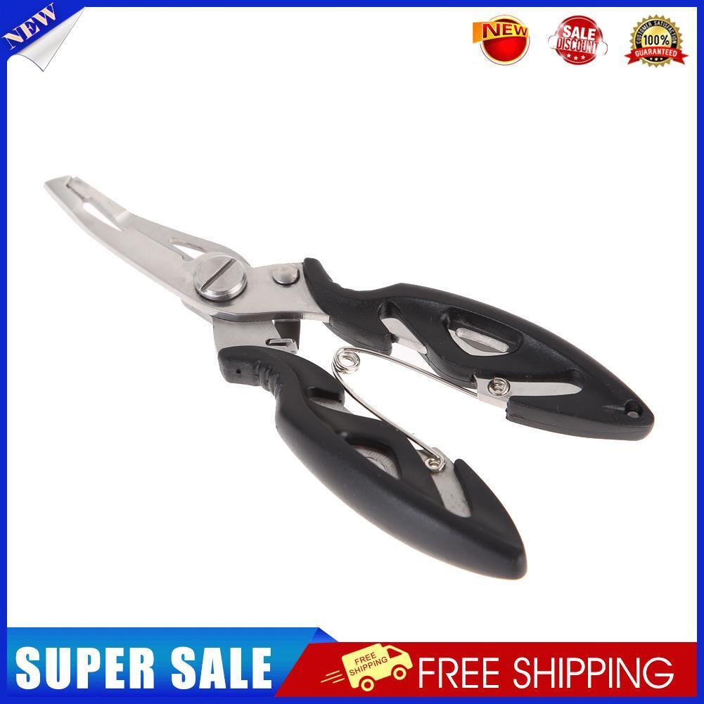 Fishing Plier Steel tackle Lure Hook Remover Line Cutter Scissors