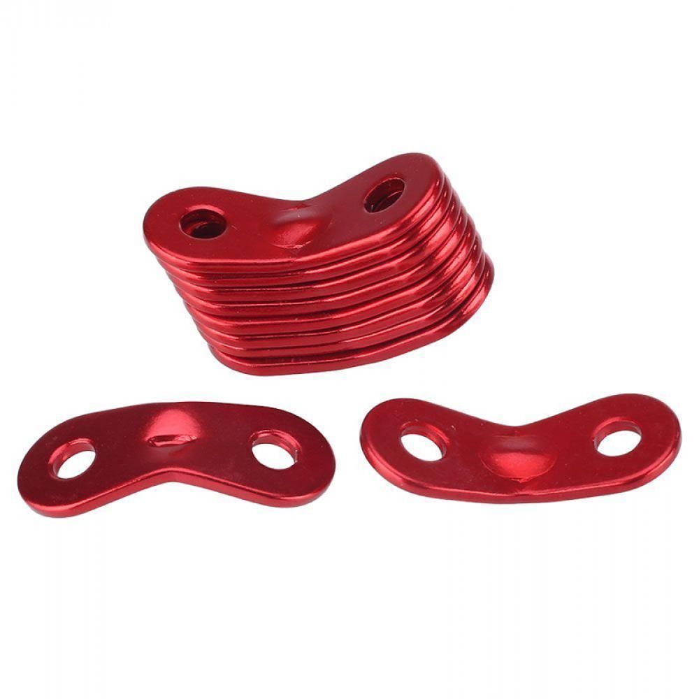 Hiking Guy line Tensioner Tightening Double holse  Fastener Hook Rope Buckles
