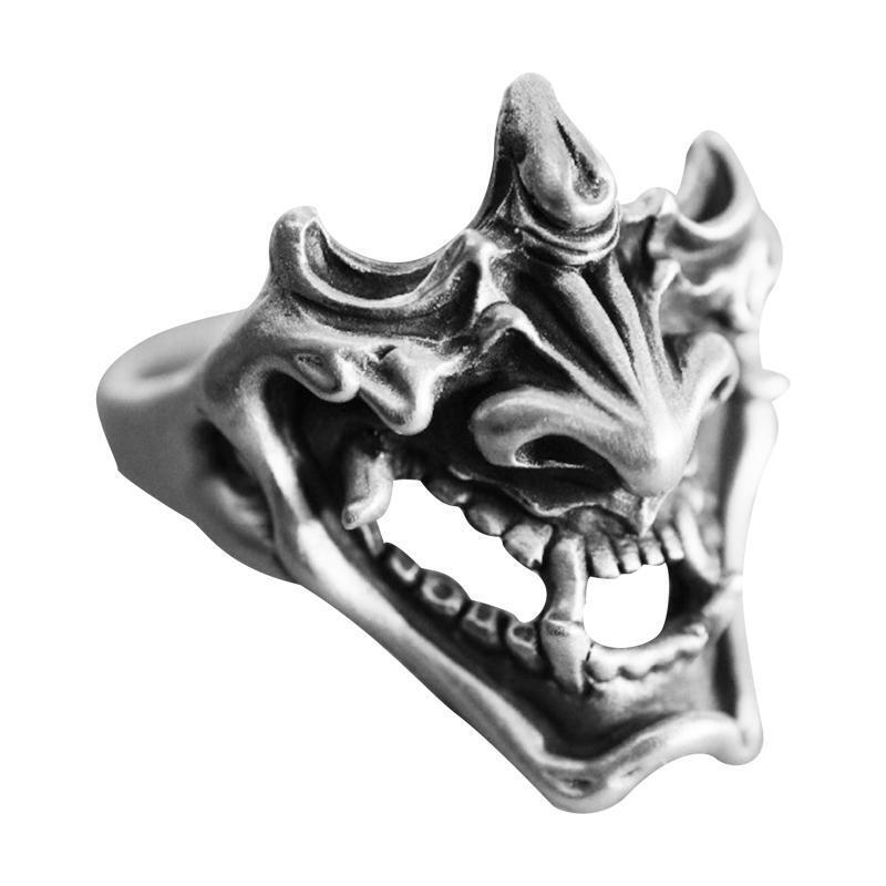 Stylish Open Ring Demon Shape Gothic Statement Party Chunky Jewelry for Men Teen