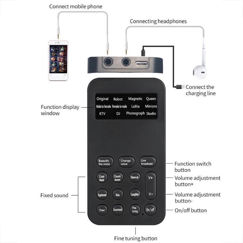 Voice Changer Mini Voice for Phone IPad Computer Gifts for Boys