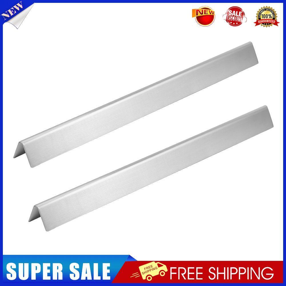 2pcs Stainless Steel BBQ Gas Grill Heat Tent Plate Shield for Weber Series