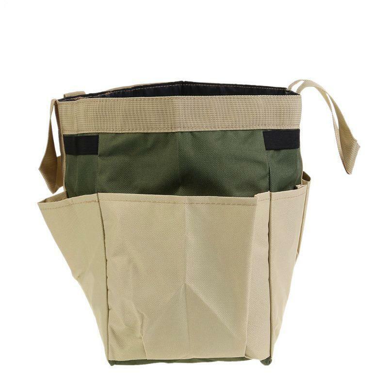 Multi-function Oxford Cloth Garden Plant Tool Bag Pouch 8 Pockets Tote Organizer