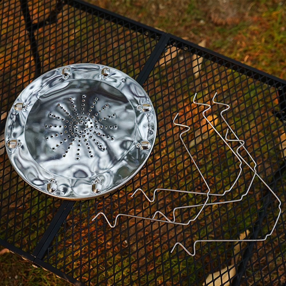 Steel Outdoor Portable Camping Baking Plate Stove Grill Toaster Tray Toast Rack