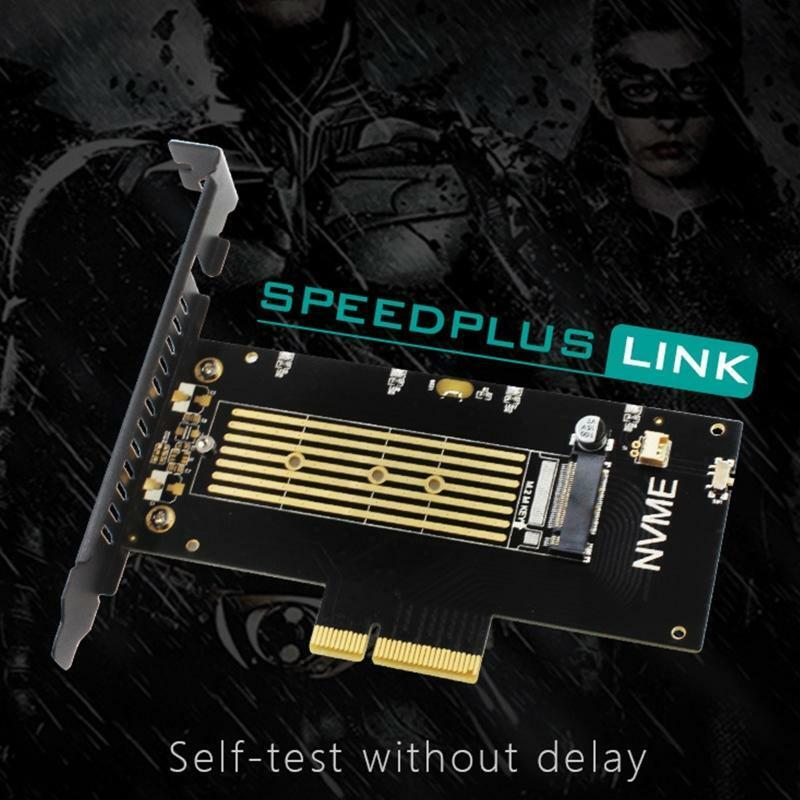 M.2 SSD Adapter Expansion Card Interface NVMe PCIE 3.0 Supports X4/X8/X16 Slots