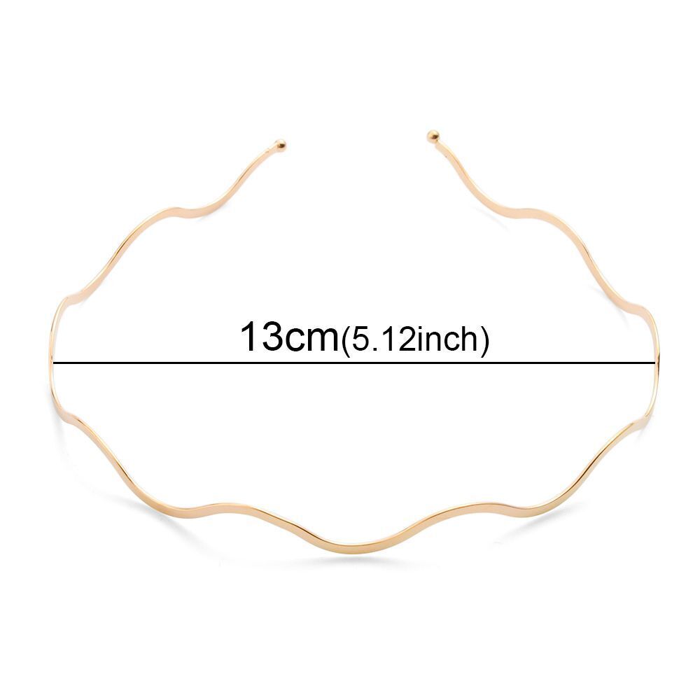 Party Accessories Thin Headbands Hair Hoop Metal Headdress Wave Bending