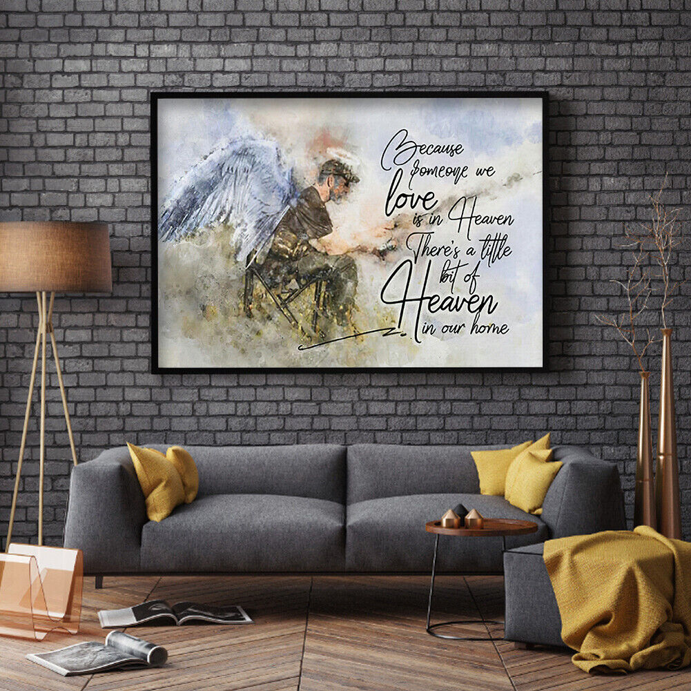 5D Diamond Painting Oil painting angel Full Round Drill Rhinestone Kit