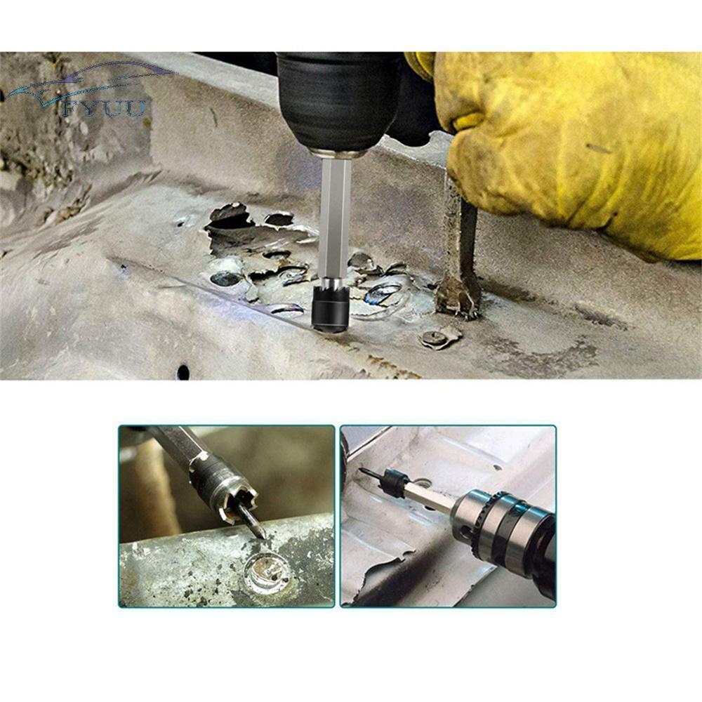 14 x 3/8"(9.5mm) Spot Weld Double Sided Cutter Remover Drill Bit Welder Cut Tool