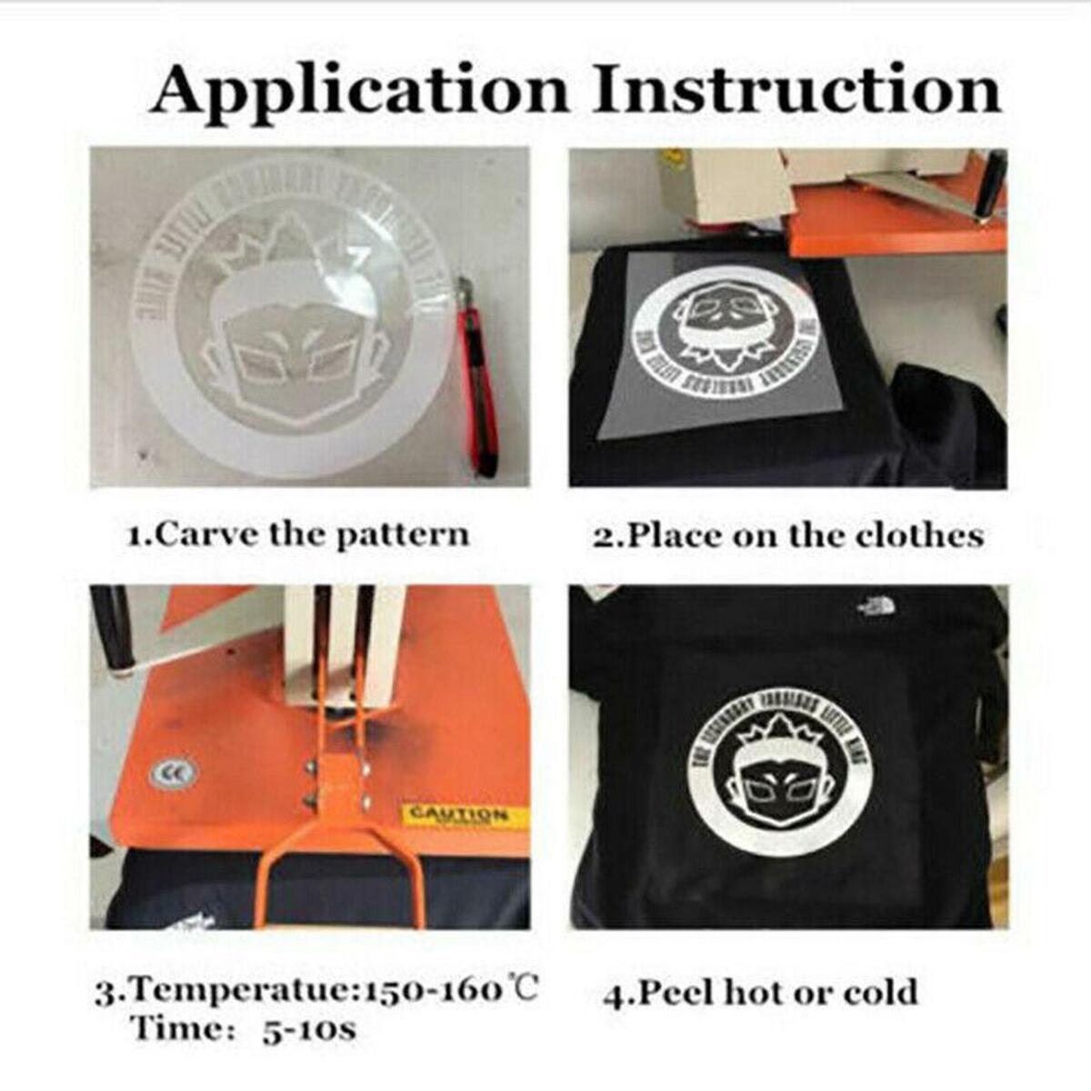 3x 20cm Printable Heat Transfer  for Other Bags Paper DIY Decoration