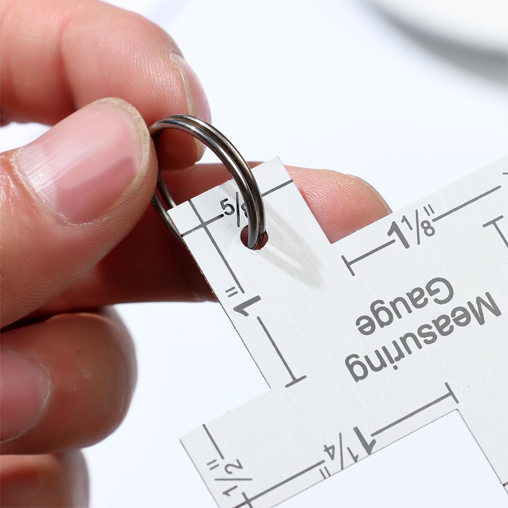 Seam Measuring Gauge Tailor Ruler Patchwork Quilting Template Sewing Ruler