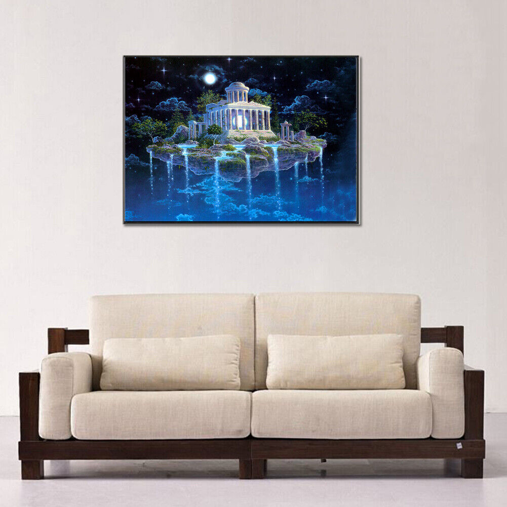 Castle in the Air 5D Diamond DIY Painting Craft Kit Home Decor Craft