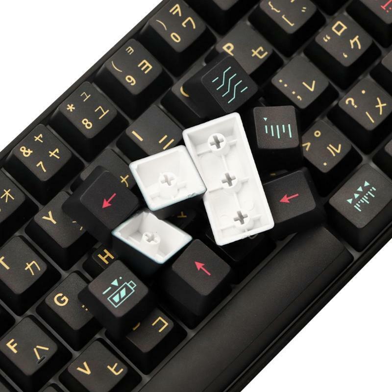 Keycap Dye Sublimation OEM Profile Mechanical Keycap 71Keys Awaken Theme