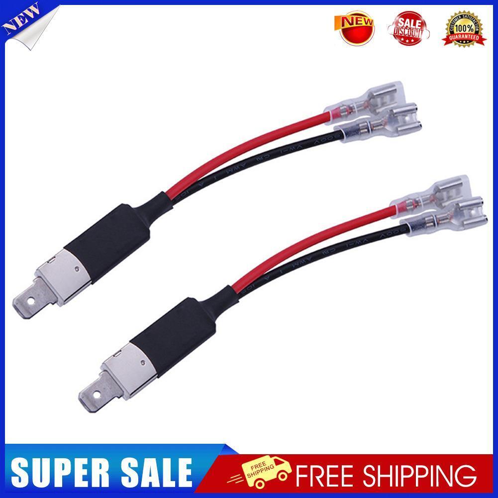 2pcs H1 LED Conversion Wiring Cable Adapter Holder for LED Headlight Bulbs