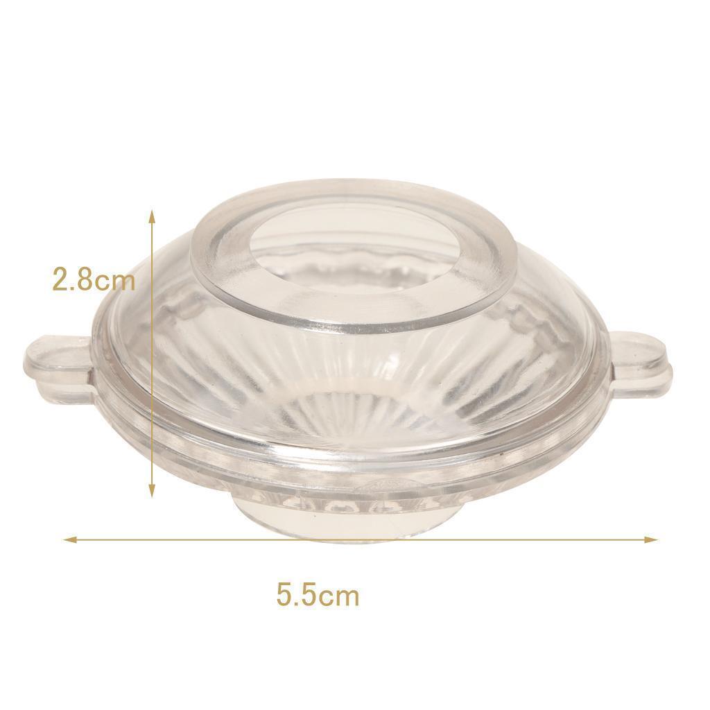Plastic Flat Round Shape Candle Mould Soap Mold Candle Making Mold 55x28mm