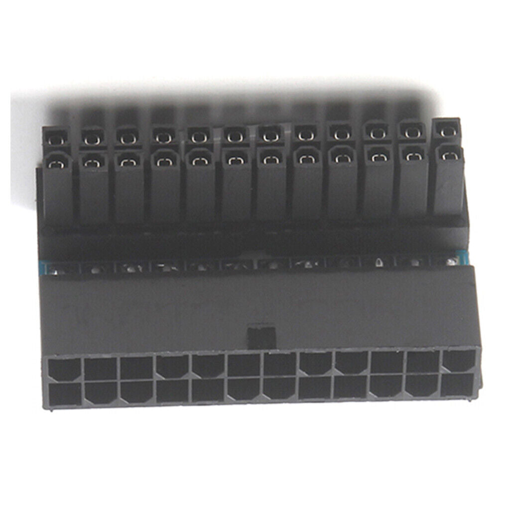 1Pcs ATX 24P Female to 24p Male 90 ° Angle Converter for Desktop PC
