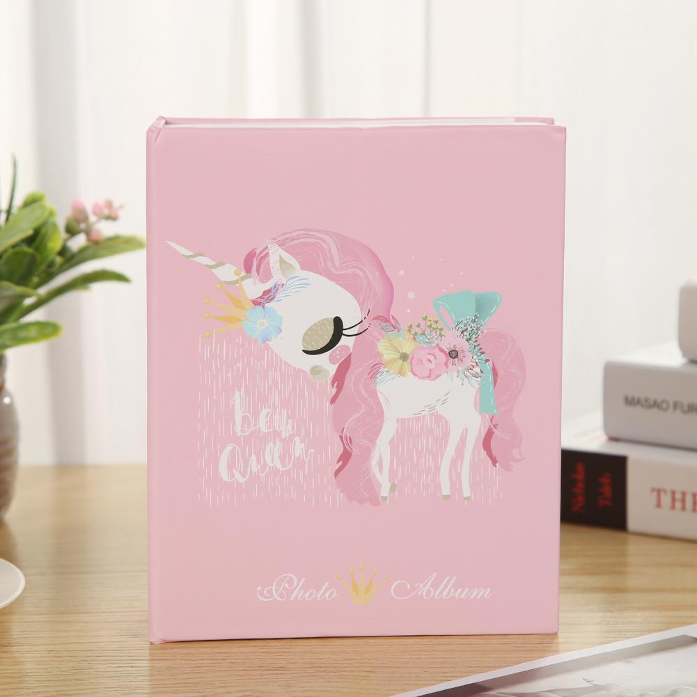 100 Sheets Cartoon Photo Album Scrapbook Kids Birthday Memory Book Gifts