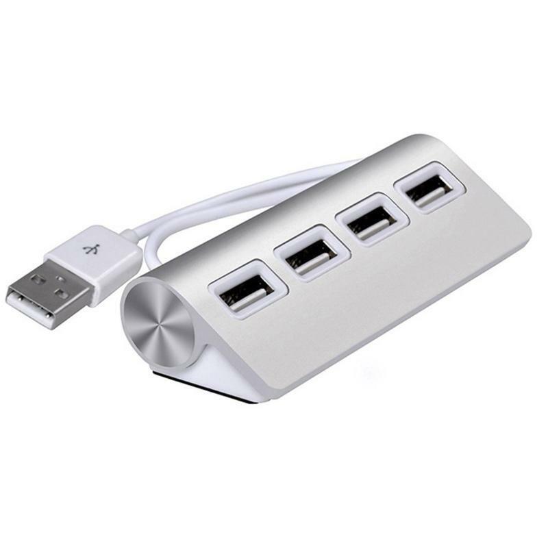 Fast Data Transfer USB2.0 4-Port Splitter Hub for PC Mobile Power Charge