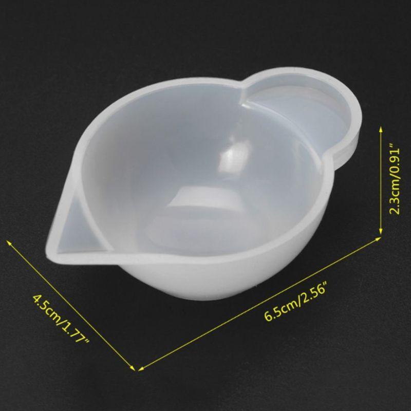 Flexible Silicone Measuring Cups for Mixing DIY Jewelry Making Distribution Tool