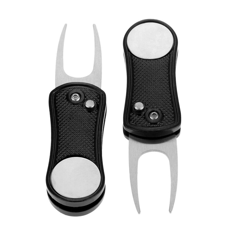 Foldable Golf Divot Tool Easy Unfold Golf Clubs Cleaner Repair Tool Equipment