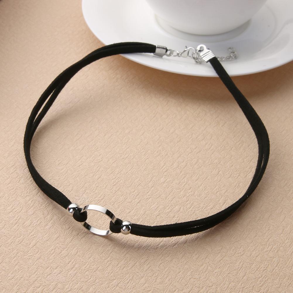 Fashion Girl Clavicle Short Necklace Lace Neck Rope(Multiple/5 Piece Sets)