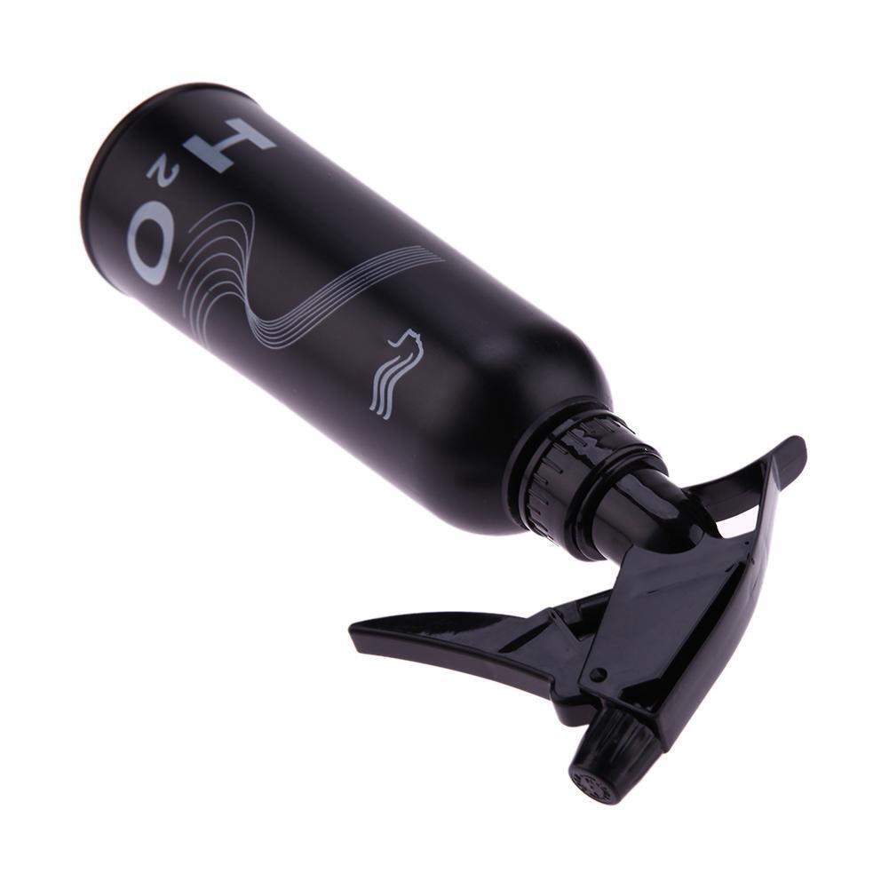 300ml Hair Sprayer Bottle Pure Color Super Fine Spray Kettle(Black)