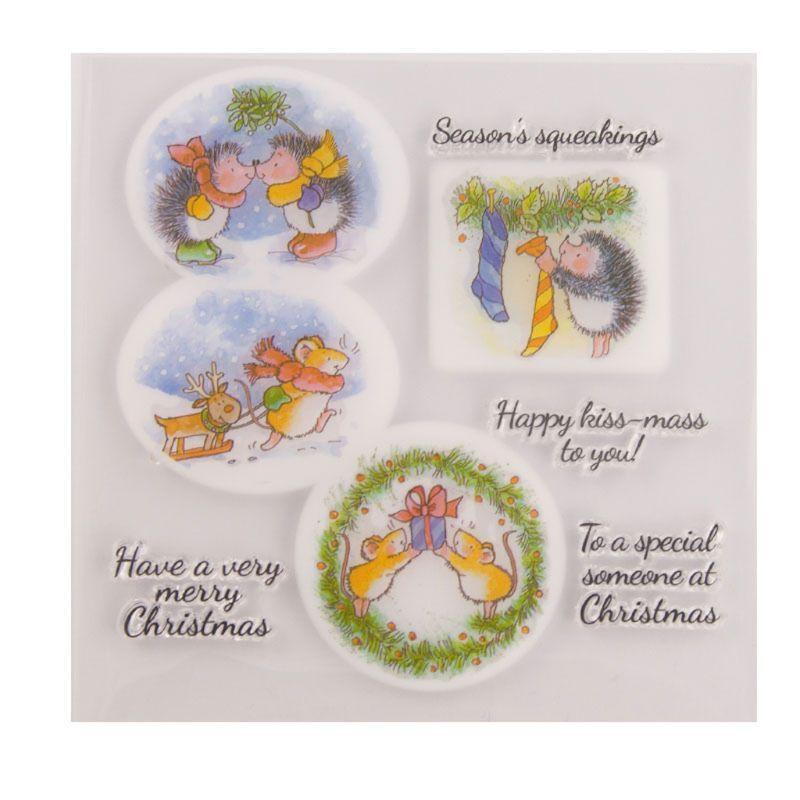 Hedgehog Silicone Clear Seal Stamp DIY Scrapbooking Embossing Photo Album Decor