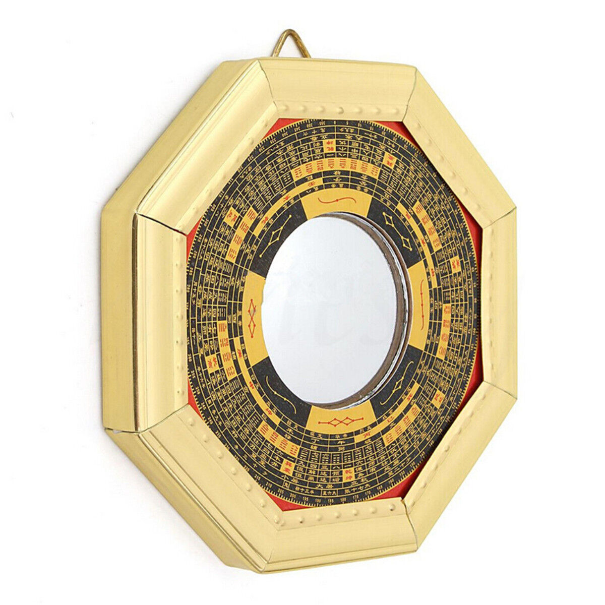 Chinese Era Oriental Safe Protection Feng Shui Home House Concave Bagua Mirror