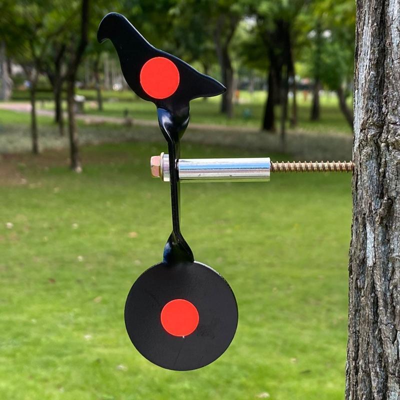 Stainless Steel Target- Bullseye Bird-shaped Outdoor Use, Paintball Training
