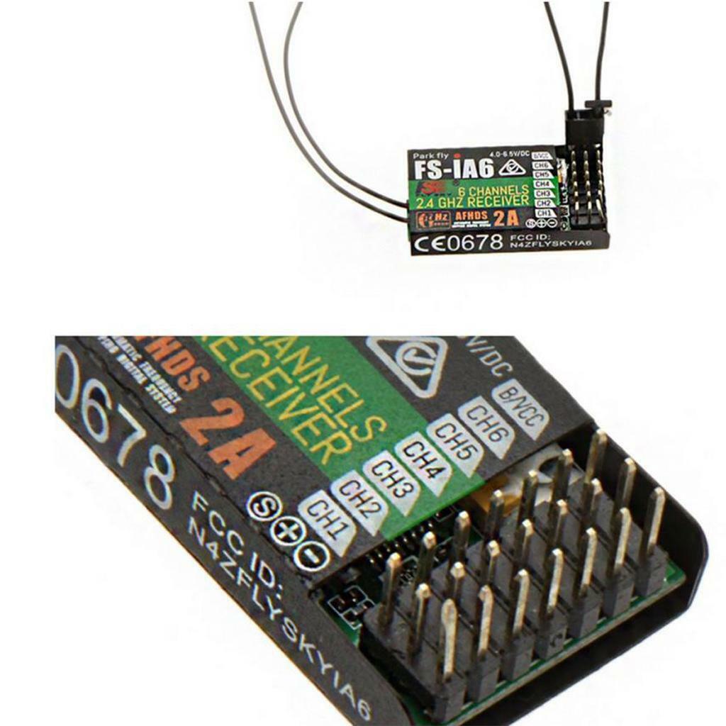 FS-iA6 2.4G 6CH Receiver Double  for i4 i6   GT2E GT2F GT2G