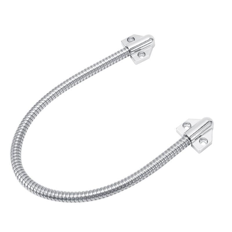 Flexible Stainless Steel Armored Door Loop with Alloy Ends Wire Length 16''