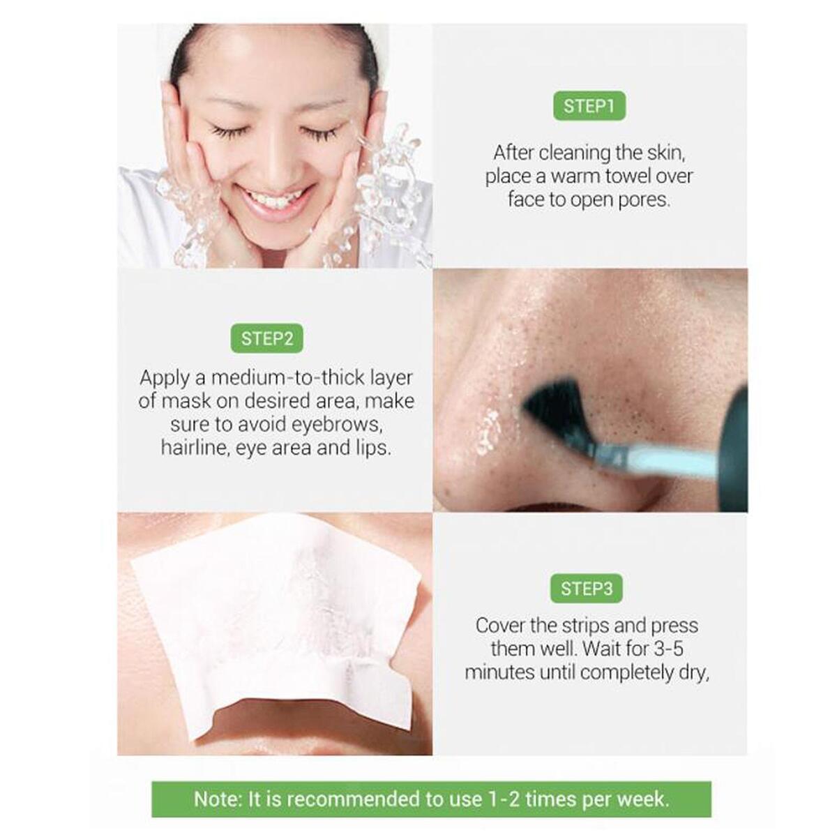 Deep Cleansing Pore Strips, 160 Nose Strips for  Removal, with Instant