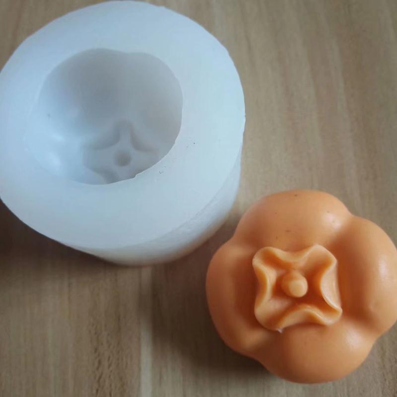 Silicone Persimmon Mold Aromatherapy Plaster Fondant Mould Supplies