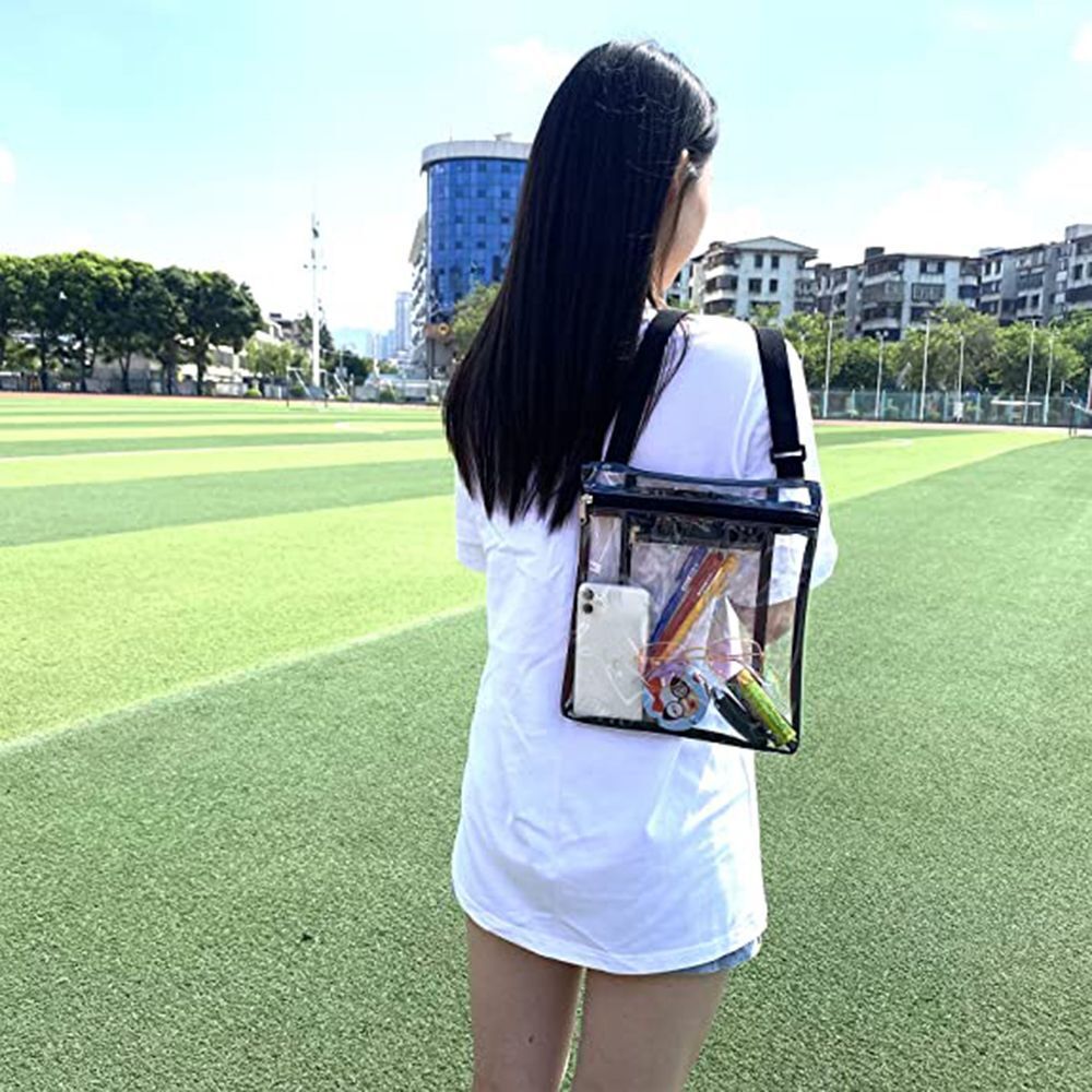 Strap Travel Crossbody Bag Transparent Tote Bag Stadium Approved Clear Bag