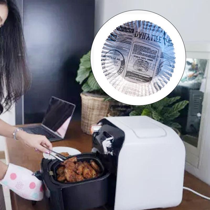 Baking Papers Air Fryer Paper Pad Waterproof Parchment for Roasting Microwave