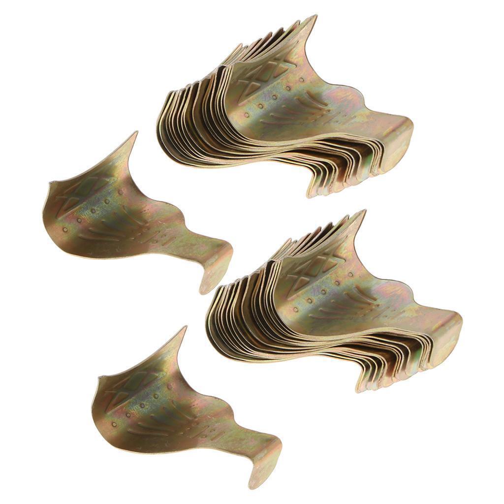 40 Pack Hanger Oil Painting Picture Frame Hook Hanging 1.3x2.4 Inches