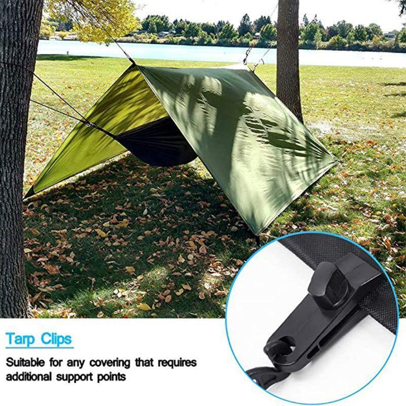 10pcs Tarp Clips, Heavy Duty Thumb Screw, Tarp Clamps Lock Grip Tent Clamps