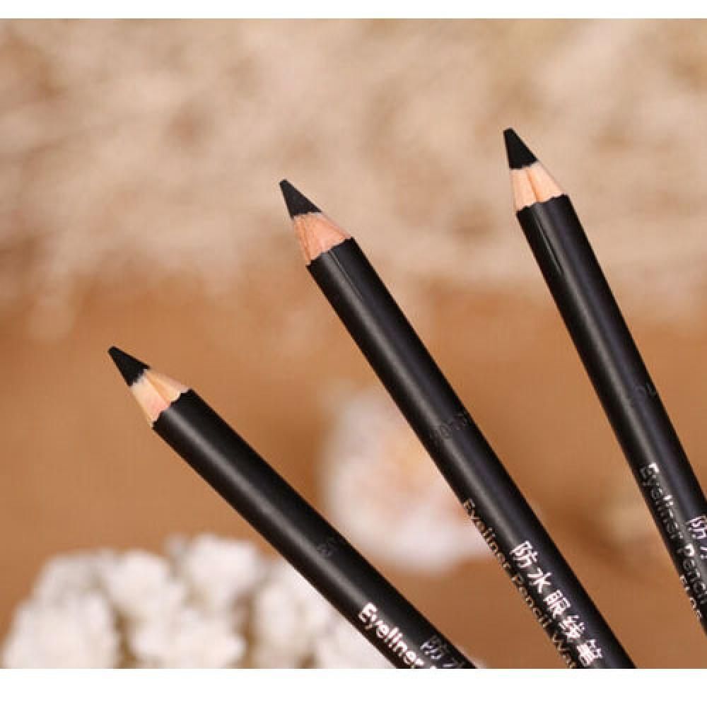 women Smooth Cosmetic Lasting Eyeliner Pencil Black Waterproof Makeup tool