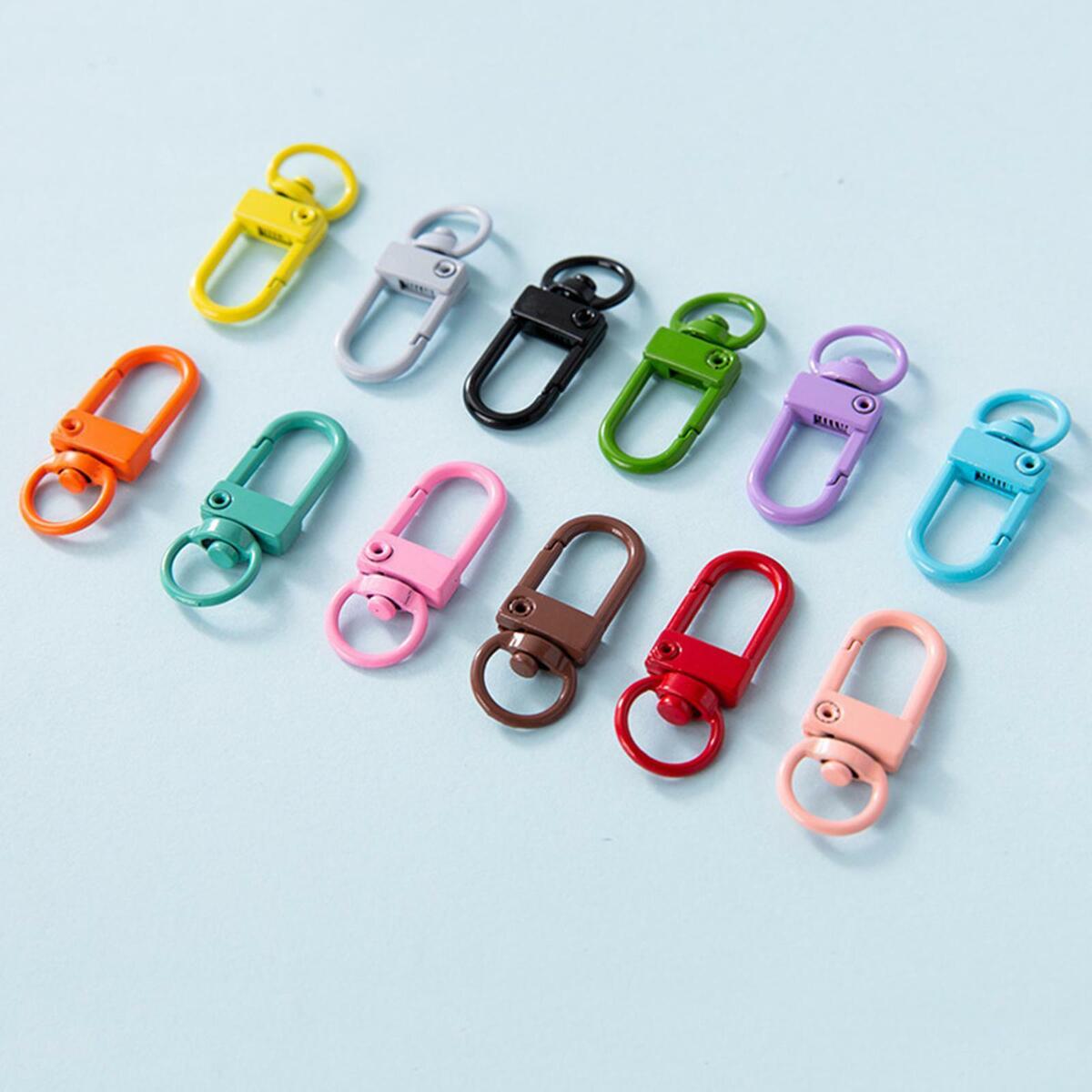 50x  Claw Clasps  for DIY Jewelry Findings Keychain Bags Craft
