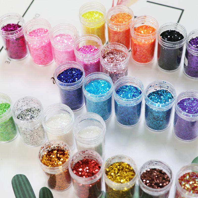 24Box Soap Mica Powder Soap Coloring Set Mica Colors for Candle Making Mica