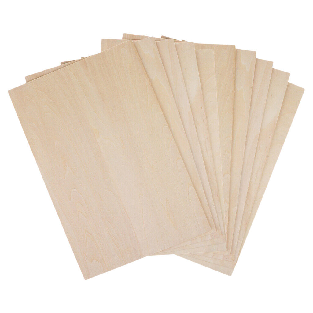 20Pcs Plain Balsa  Board Lumber for DIY  Ship Table  Supplies