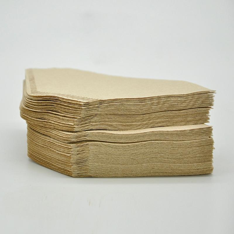 Coffee Filter Paper Set Disposable Unbleached  Environmently Friendly Filter
