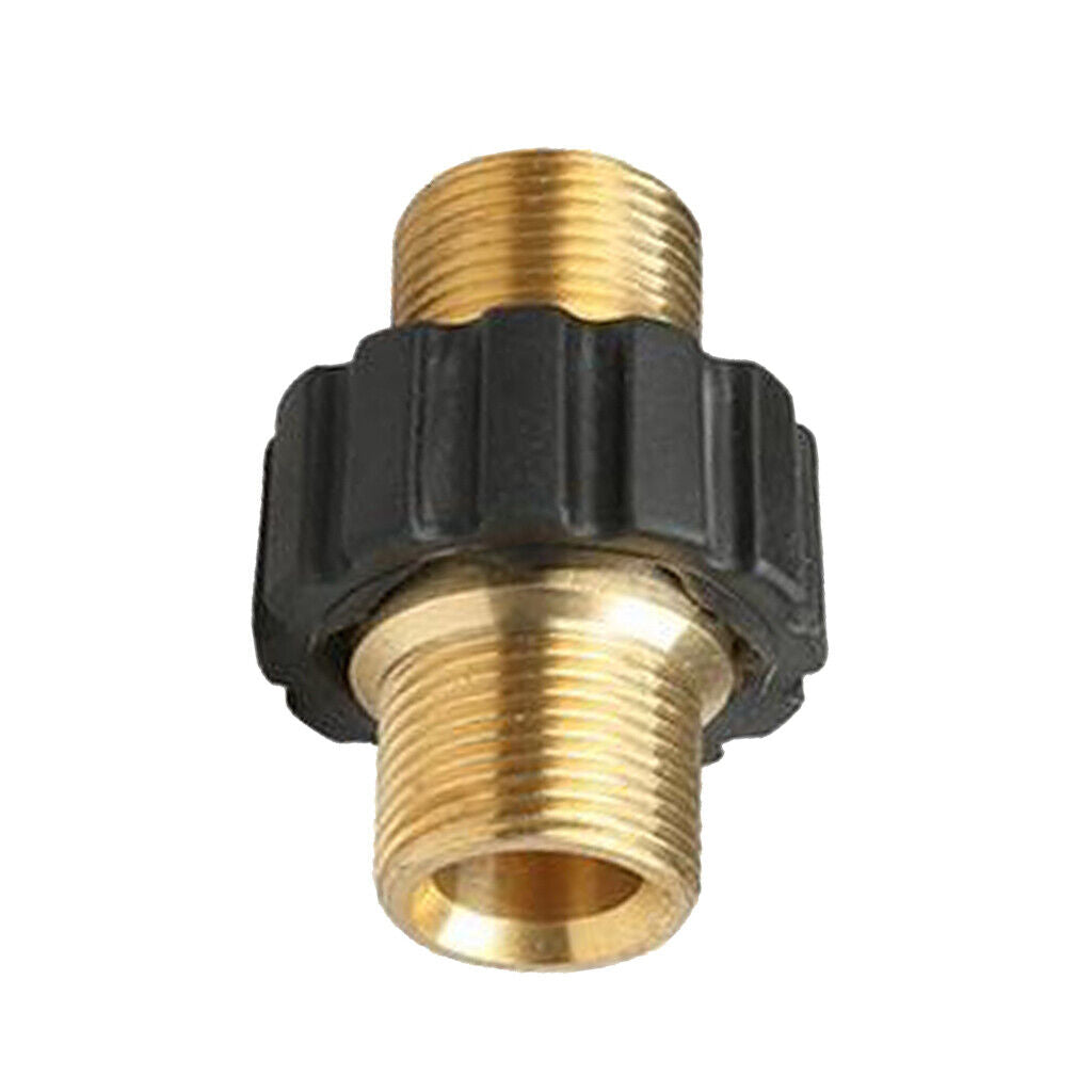 Heavy Duty High Pressure Washer Adapter Couple Connector M22M x M22M  Inner
