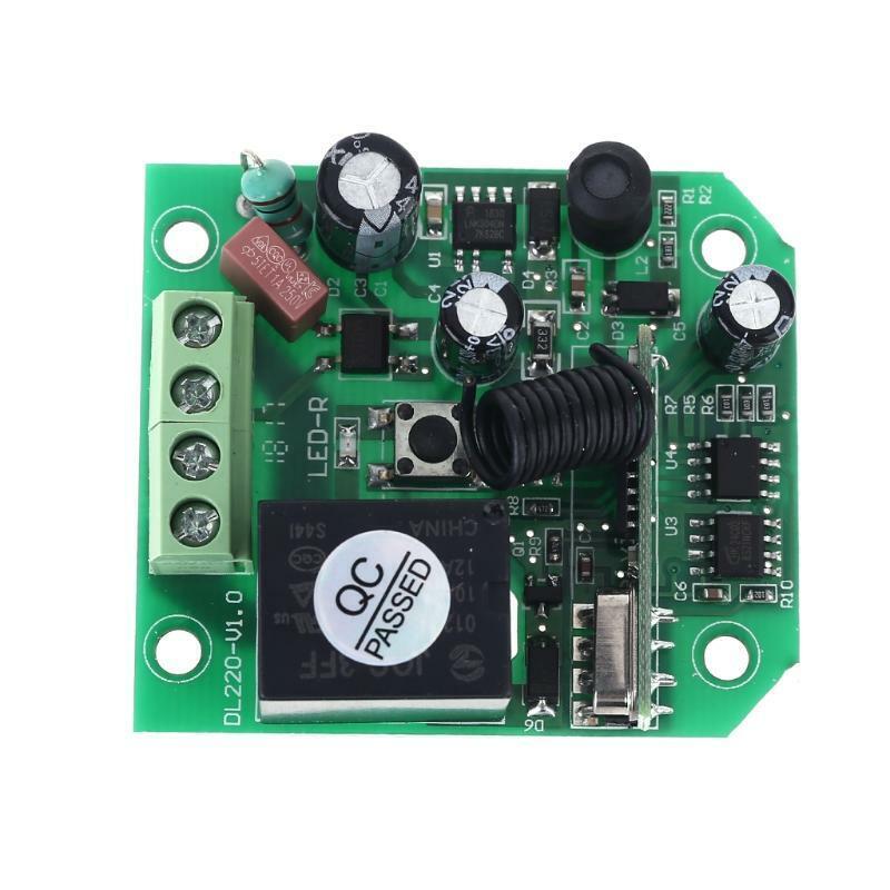 AC85V-250V Single Way Switch Wireless Receiver Controller with panel Control