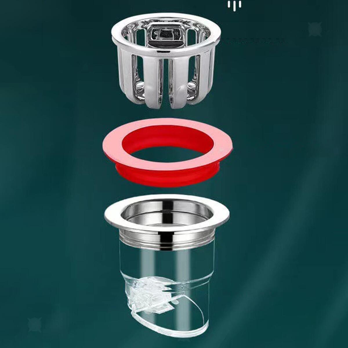 Bathroom Floor Drain Magnetic Backflow Preventer Reusable for RV Travel