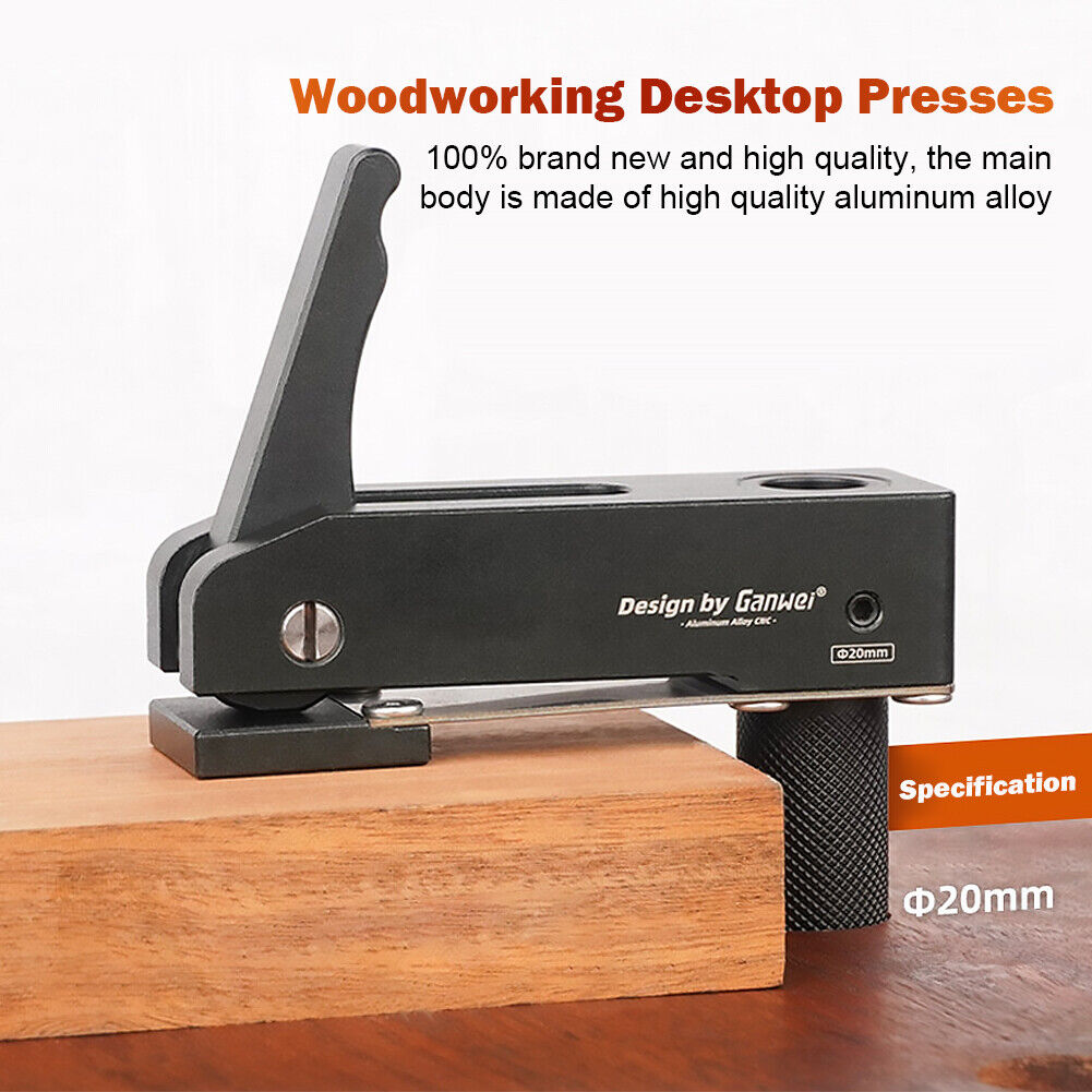 Adjustable Speed Woodworking Desktop Press Carpentry Auxiliary Table Clip