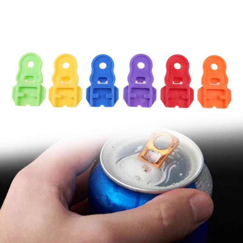 Portable Easy Can Opener 6 Pcs Plastic Durable Bottle Opener Cute Gift for Home